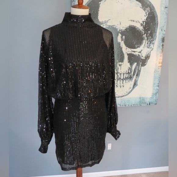 Forever 21 Dresses & Skirts - Forever 21 Black Sequin Mini Dress